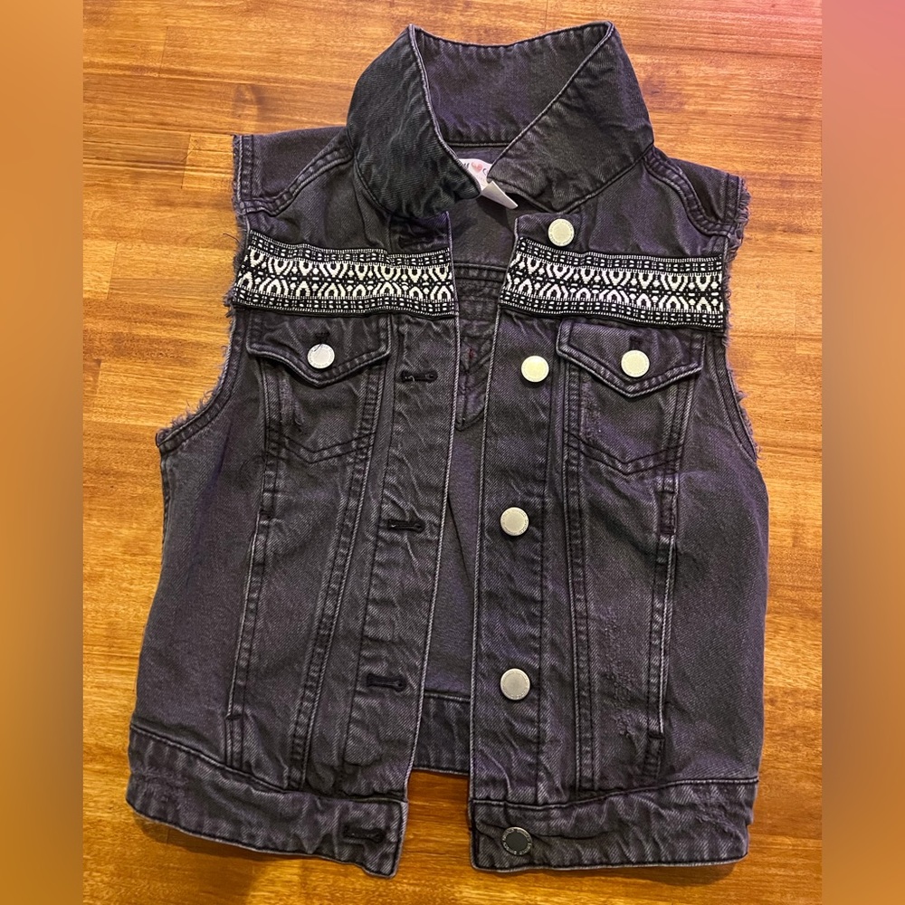 Black Demin Vest